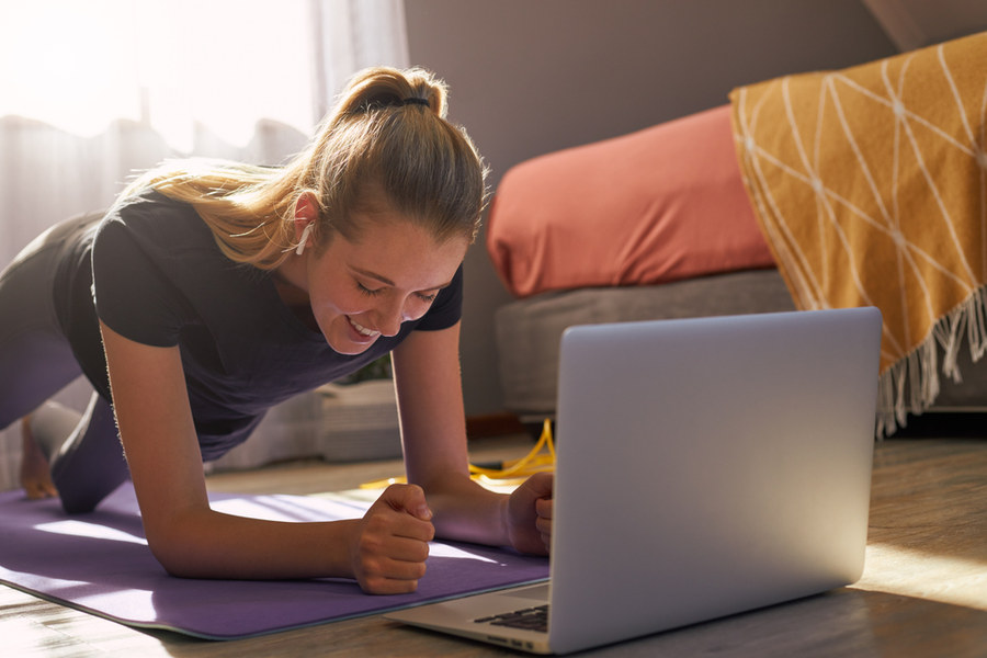 Online workout app