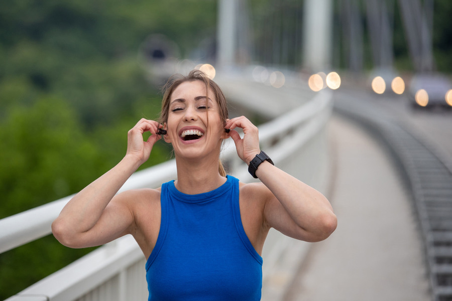 Earbuds fall out when running