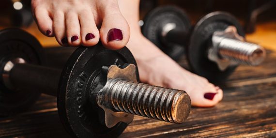 Barefoot at the Gym