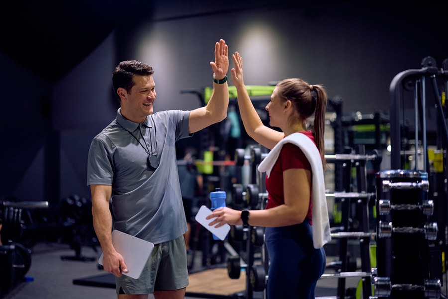 Personal Trainer High Five