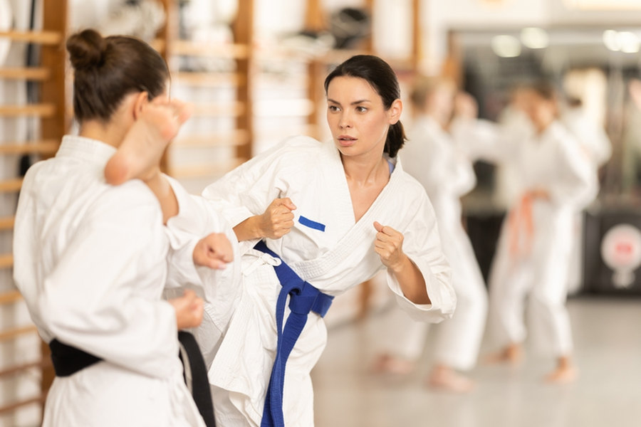 Women Doing Karate