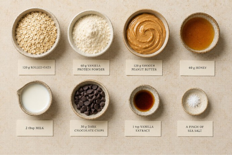 Protein Balls Ingredients