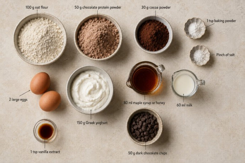Protein Brownies Ingredients