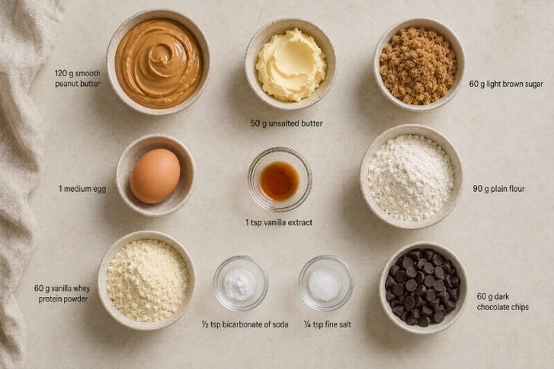 Protein Cookies Ingredients