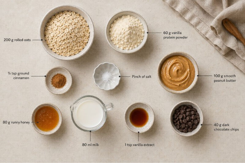 Protein Flapjack Ingredients