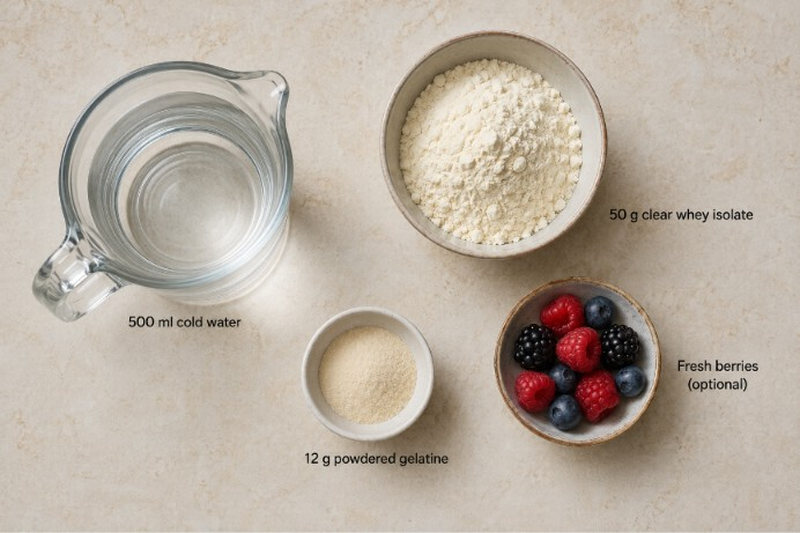 Protein Jelly Ingredients