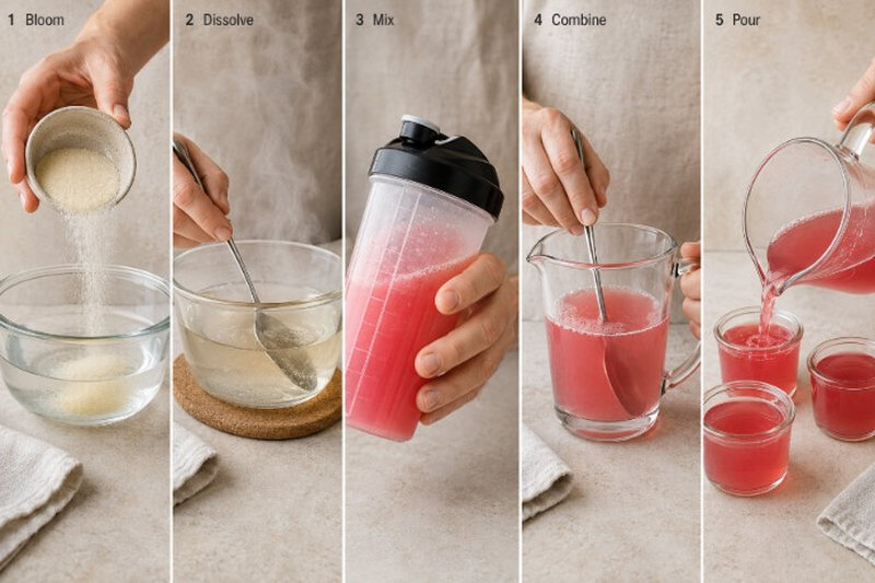Protein Jelly Instructions