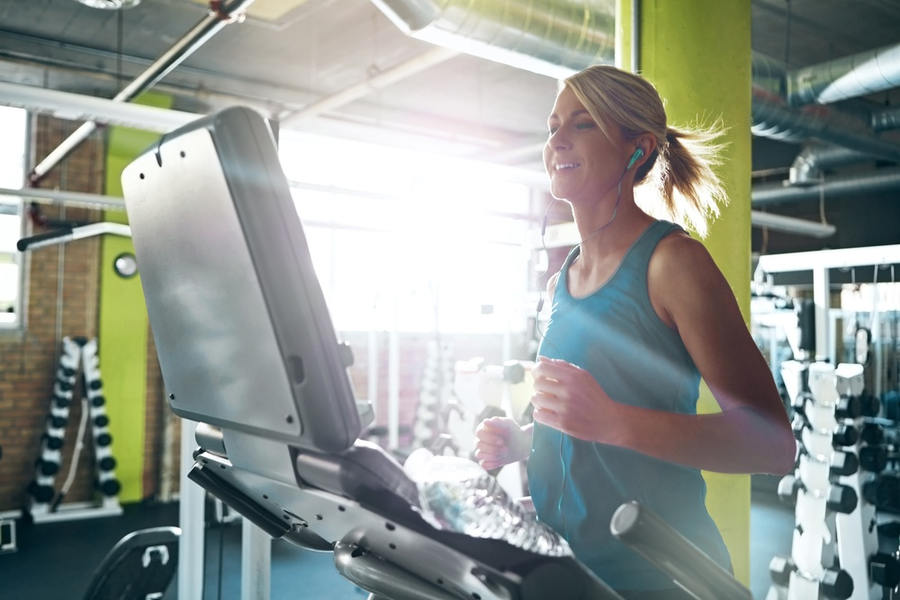 Listening to an Audiobook While Running